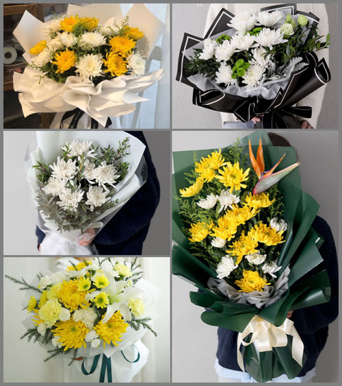 新疆伊犁州白事花束代送